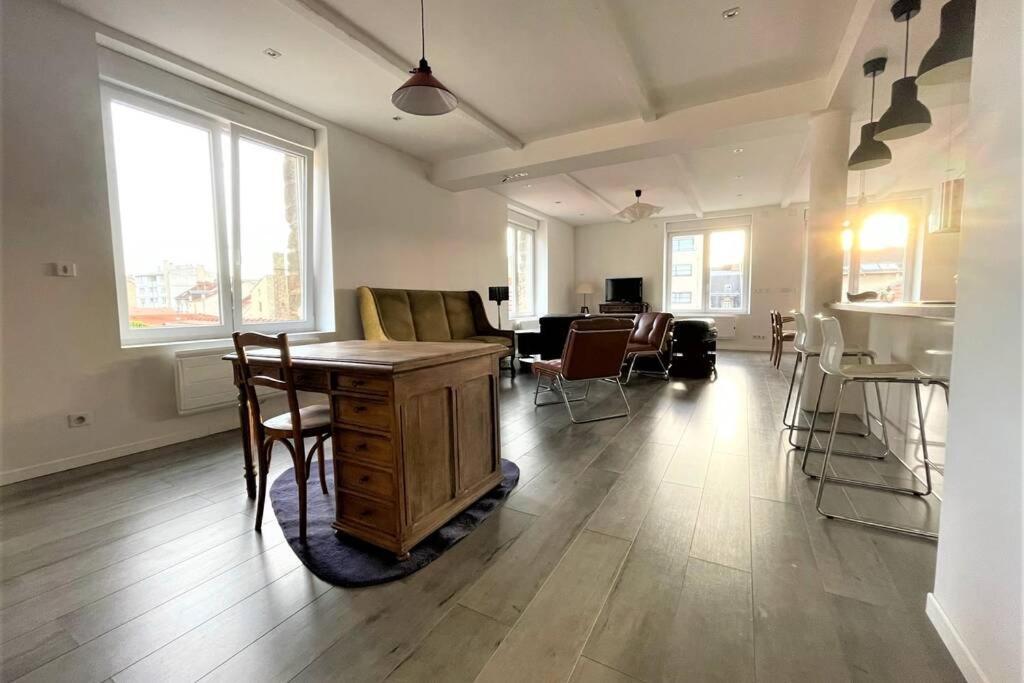 דירות ריימס Superbe Loft 100M2 Proche Cathedrale Avec Parking מראה חיצוני תמונה