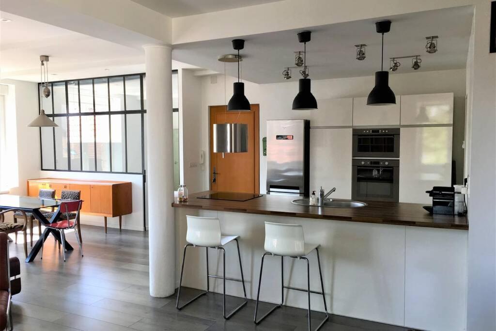 דירות ריימס Superbe Loft 100M2 Proche Cathedrale Avec Parking מראה חיצוני תמונה