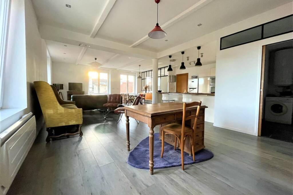 דירות ריימס Superbe Loft 100M2 Proche Cathedrale Avec Parking מראה חיצוני תמונה