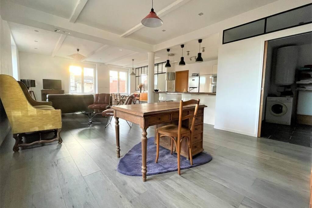 דירות ריימס Superbe Loft 100M2 Proche Cathedrale Avec Parking מראה חיצוני תמונה